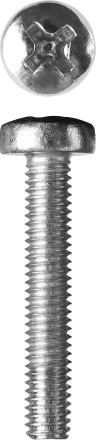 Винт ЗУБР &quot;МАСТЕР&quot; DIN 7985, класс прочности 4.8, оцинкованный, M3x20мм, 5кг 303150-03-020 купить в Ноябрьске