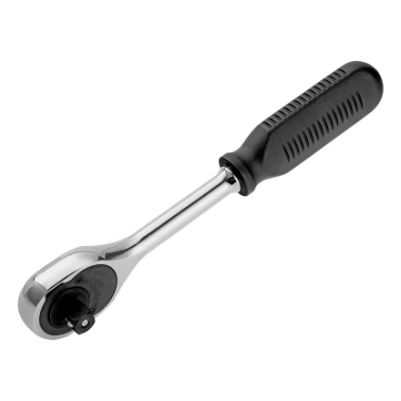 Ключ-трещотка 1/2&quot;, 45 зубьев, с быстрым сбросом, CrV, хром// Сибртех 14004 купить в Ноябрьске