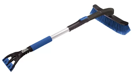 Щетка-сметка для снега со скребком  телескопическая БАРС 55324 купить в Ноябрьске