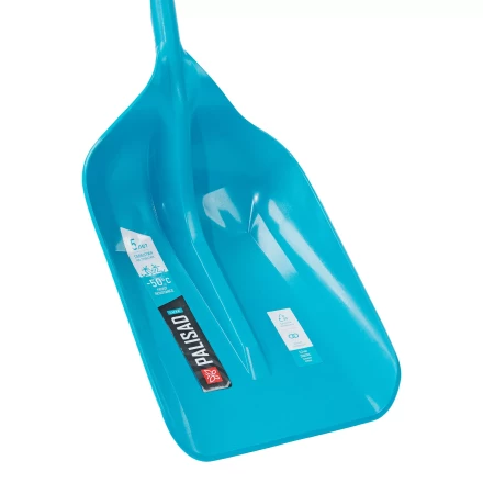 Лопата для уборки снега Palisad 61795, полипропилен, 330х490х1265 мм, цельнолитая конструкция, LUXE купить в Ноябрьске