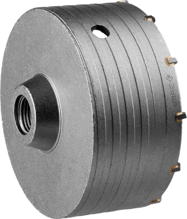 Коронка по бетону ЗУБР &quot;ПРОФЕССИОНАЛ&quot; без державки, 125 мм, резьбовая посадка коронки М22 29180-125 купить в Ноябрьске