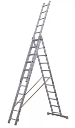 Лестница 3-х секционная алюминиевая 3*11 1013308 купить в Ноябрьске