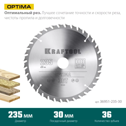 Диск пильный OPTIMA, повышенный ресурс 36951-235-30 купить в Ноябрьске