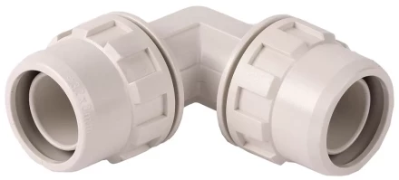 Соединитель ЗУБР &quot;ШиреФит&quot; угловой 90° &quot;штуцер с гайкой - штуцер с гайкой&quot;, 26мм 51492-26 купить в Ноябрьске