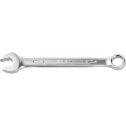 Ключ ЗУБР &quot;ПРОФИ&quot; гаечный комбинированный, Cr-V сталь, хромированный, 12мм 27022-12