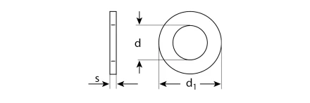 Шайбы DIN 125A коробка 5 кг серия МАСТЕР купить в Ноябрьске