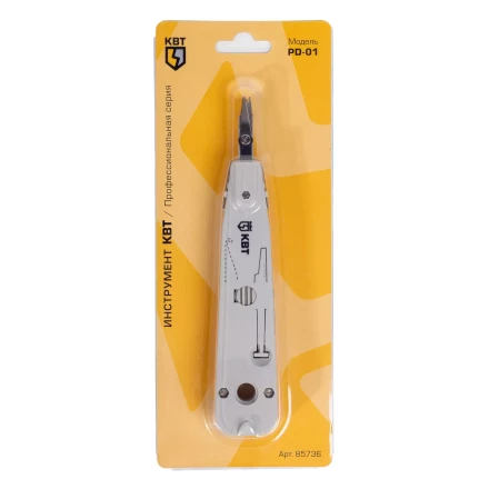 Инструмент КВТ PD-01 для заделки витой пары в кросс-панель (85736) купить в Ноябрьске