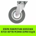 Аппаратное поворотное колесо HITCH 120*26 резина серая SCg55 (SZ084835) купить в Ноябрьске