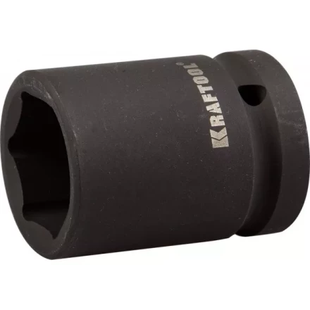 Торцовая головка KRAFTOOL &quot;INDUSTRIE QUALITAT&quot; ударная (3/4&quot;), FLANK, Cr-Mo, фосфатированная, 24 мм 27945-24_z01 купить в Ноябрьске