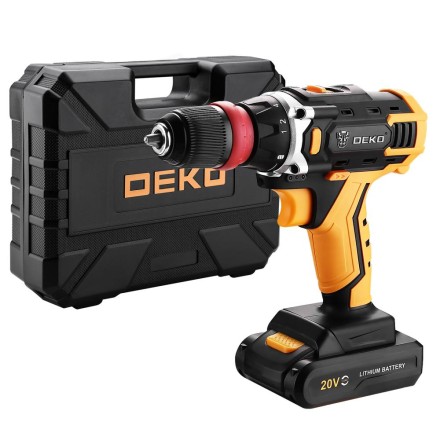 Дрель аккумуляторная DEKO DKCD20FU-Li SET3, 063-4177, со съемным патроном купить в Ноябрьске