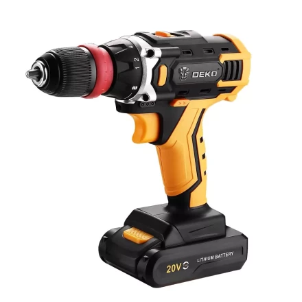 Дрель аккумуляторная DEKO DKCD20FU-Li SET3, 063-4177, со съемным патроном купить в Ноябрьске
