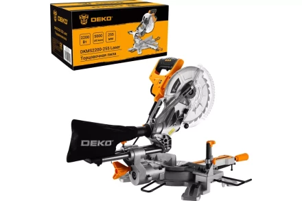 Пила торцовочная DEKO DKMS2200-255 Laser, 063-4218 купить в Ноябрьске