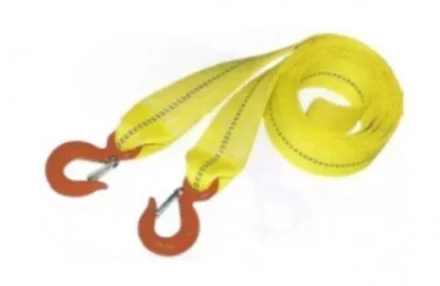 Ремень буксировочный 6т SF2 - 1.5т L=5.0 м 50мм в 2 слоя с крюками купить в Ноябрьске