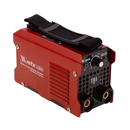 Инверторный аппарат дуговой сварки MMA-220S, 220 А, ПВ60%, диаметр электрода 1,6-5 мм MTX 94392 купить в Ноябрьске