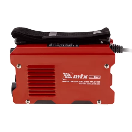 Инверторный аппарат дуговой сварки MMA-220S, 220 А, ПВ60%, диаметр электрода 1,6-5 мм MTX 94392 купить в Ноябрьске