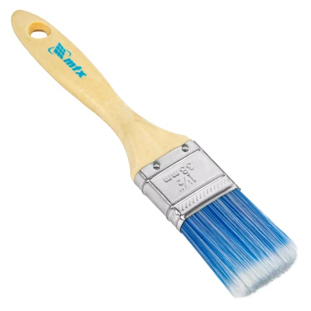 Кисть плоская &quot;Евро&quot; 1.5&quot;, искусственная щетина, деревянная ручка MTX 83070 купить в Ноябрьске