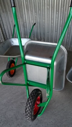 Тачка садово-строительная усиленная грузоподъемность 200 кг объем 90 л PALISAD 68935 купить в Ноябрьске