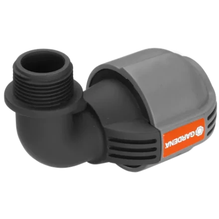 Соединитель L-образный 25 мм x 3/4”-наружная резьба GARDENA купить в Ноябрьске