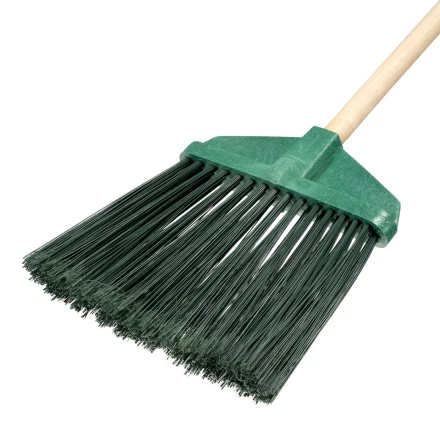 Метла полипропиленовая Сибртех, 345 х 200 х 1420 мм, веерная распушенная, деревянный черенок, Россия, 63230 купить в Ноябрьске