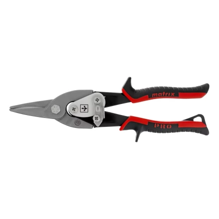 Ножницы по металлу Matrix, 250 мм, прямой рез, сталь CRMO, двухкомпонентные рукоятки, PRO 78322 купить в Ноябрьске