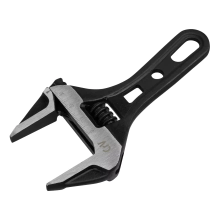 Ключ разводной Denzel 135 мм, CrV, кованый, укороченная рукоятка 15752 купить в Ноябрьске