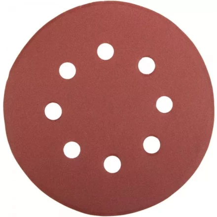 Круг шлифовальный универсальный STAYER "MASTER" из абразивной бумаги на велкро основе, 8 отверстий, Р320, 125мм, 5шт 35452-125-320 купить в Ноябрьске
