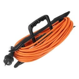 Удлинитель-шнур силовой Denzel 37406 Garden Series, ПВС, 20м, 1 розетка 3 x 1 мм, 3 м
