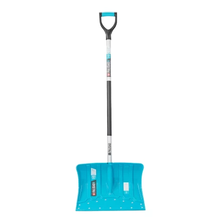 Лопата-скрепер для уборки снега Palisad 61797, полипропилен, 460х320х1300 мм, алюминиевый черенок, ПВХ, LUXE купить в Ноябрьске