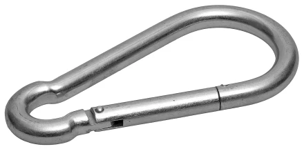 Карабин ЗУБР &quot;МАСТЕР&quot; DIN 5299С, оцинкованный, 8мм, 1 шт 304546-08 купить в Ноябрьске