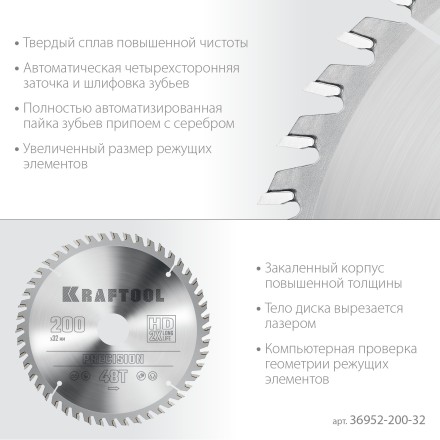 Диск пильный PRECISION, повышенный ресурс 36952-200-32 купить в Ноябрьске