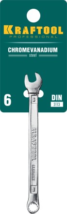 Ключи комбинированные KRAFTOOL, Cr-V, DIN 3113 27079-06 купить в Ноябрьске