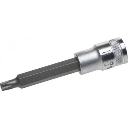 Торцовая бита-головка KRAFTOOL &quot;INDUSTRIE QUALITAT&quot;, удлиненная, материал S2, TORX, сатинированная, 1/2&quot;, Т40 27906-40_z01 купить в Ноябрьске