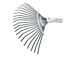 Грабли веерные 20 зубьев без черенка оксидированные плоский зуб СИБРТЕХ Россия 61778