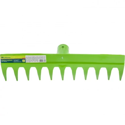 Грабли садовые 11 зубьев без черенка Сибртех 61736 купить в Ноябрьске