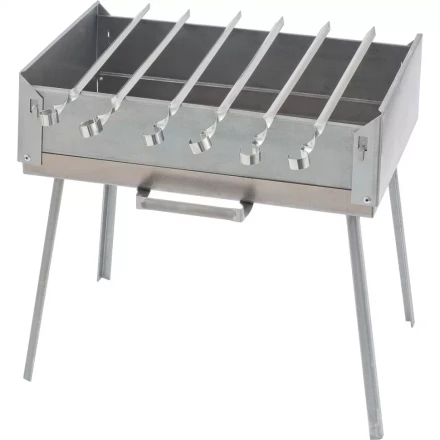 Мангал-дипломат в сумке 410x280x125 1,5 мм 6 шампуров в комплекте PALISAD Camping 69538 купить в Ноябрьске