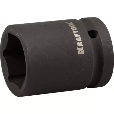 Торцовая головка KRAFTOOL &quot;INDUSTRIE QUALITAT&quot; ударная (3/4&quot;), FLANK, Cr-Mo, фосфатированная, 27 мм 27945-27_z01 купить в Ноябрьске