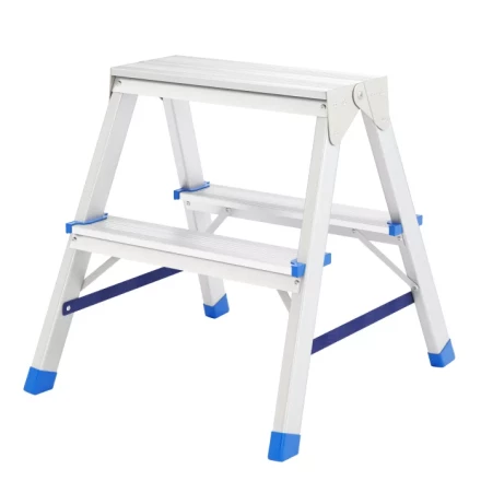 Стремянка двусторонняя 2 ступени алюминиевая Сибртех 97922 купить в Ноябрьске