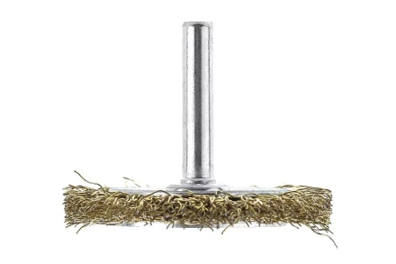 Кордщетка HAMMER плоская 50мм для дрели гофрированная латунированная сталь (207-205) купить в Ноябрьске