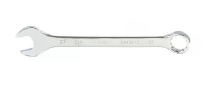 Ключ комбинированный 27 мм CrV полированный хром MATRIX 15172 купить в Ноябрьске