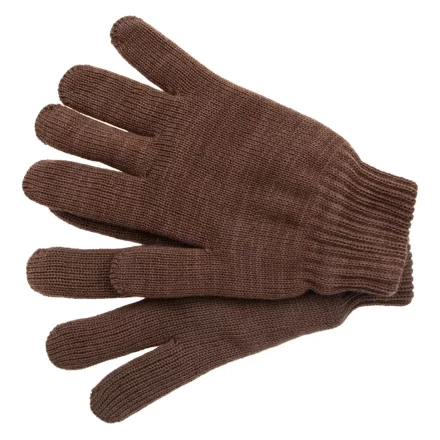 Перчатки трикотажные, двойные, полушерстяные, Россия, Сибртех 68633 купить в Ноябрьске