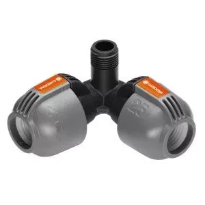 Соединитель L-образный 25 мм x 1/2&quot;-наружная резьба GARDENA купить в Ноябрьске