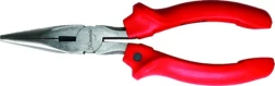 Длинногубцы Standard 180 мм прямые шлифованные пластмассовые рукоятки MATRIX 17152