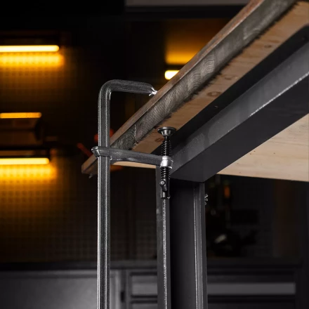 Струбцина F-образная Denzel 20472, 100x600мм, кованая купить в Ноябрьске