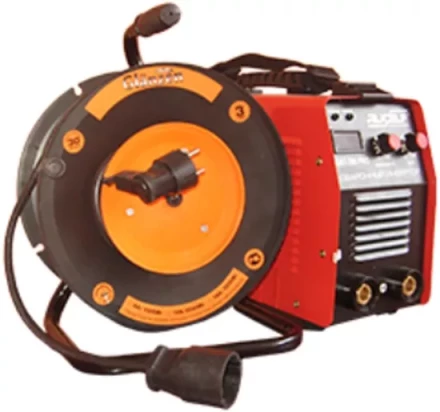 Сварочный удлинитель силовой 30м  на катушке с выносной розеткой GLANZEN ПВС 2х2,5 EB-30-010 купить в Ноябрьске