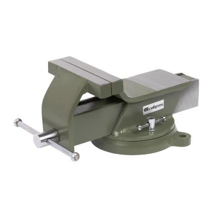 Тиски слесарные Сибртех 18619, 125 мм, стальные, поворотные купить в Ноябрьске