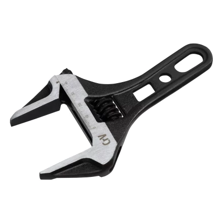 Ключ разводной 155 мм Denzel 15753, CrV, кованый, укороченная рукоятка купить в Ноябрьске