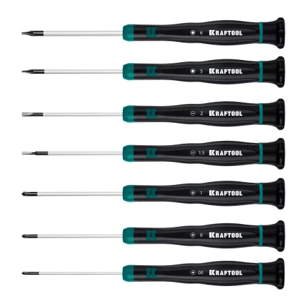 Набор отверток для точных работ KRAFTOOL Precision 7 25686 купить в Ноябрьске