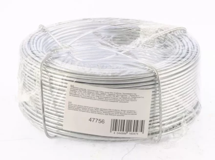 Проволока стальная оцинкованная 2,0 мм длина 50 м Сибртех 47756 купить в Ноябрьске