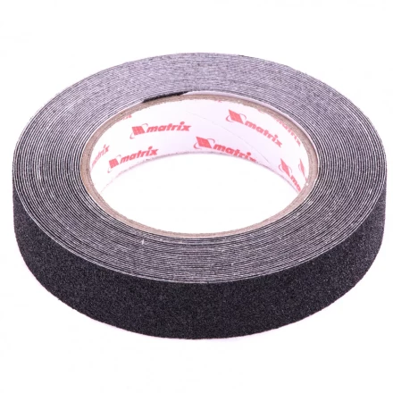 Лента клейкая противоскользящая черная 25 мм x 10 м Matrix 88706 купить в Ноябрьске