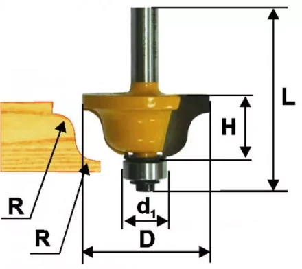 Фреза кром. калевочная ф381х182мм R635мм хв. 8м 46271 купить в Ноябрьске